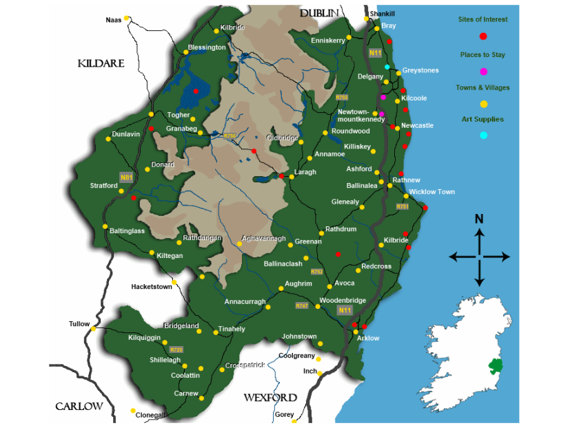 Wicklow map